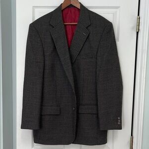 Alan Flusser Houndstooth 100% Lambswool Blazer